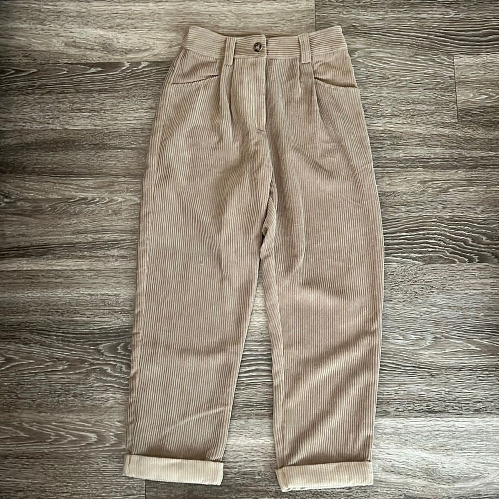 Tan corduroy pants